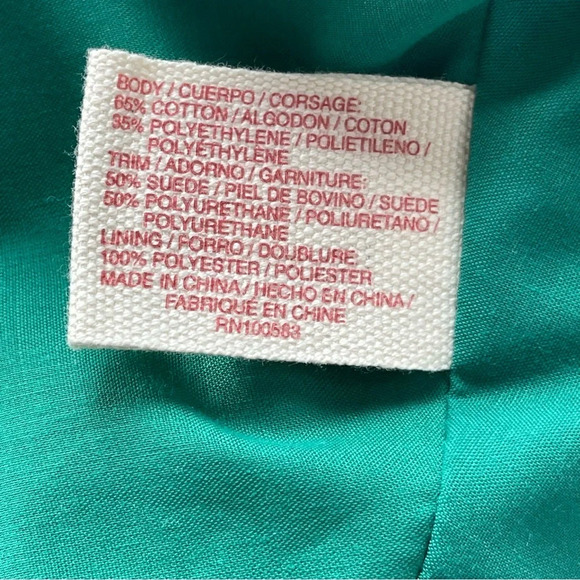 Lucky Brand Large Floral Bird Canvas Hobo Bag Tote Purse Bright Colorful VGUC - Picture 16 of 16